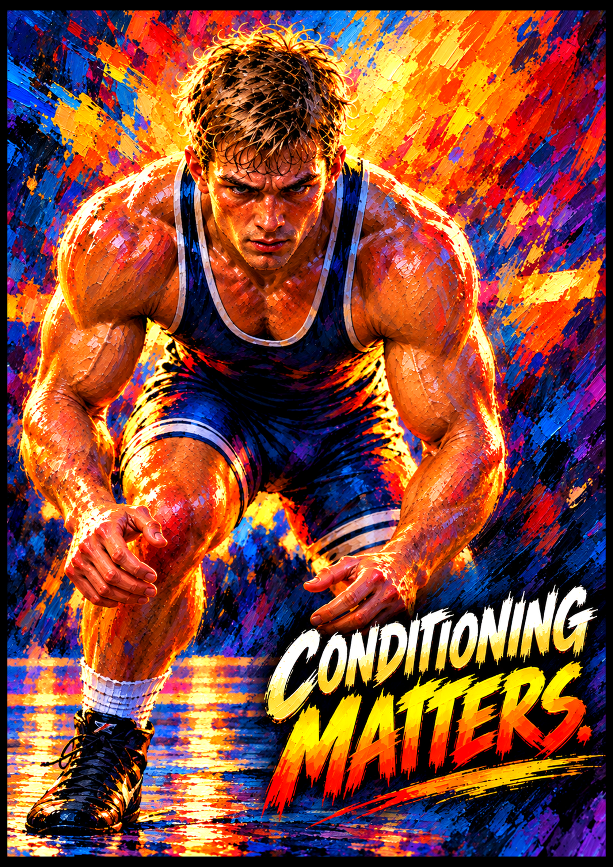Conditioning Matters — LRZ Wrestling Wall Art
