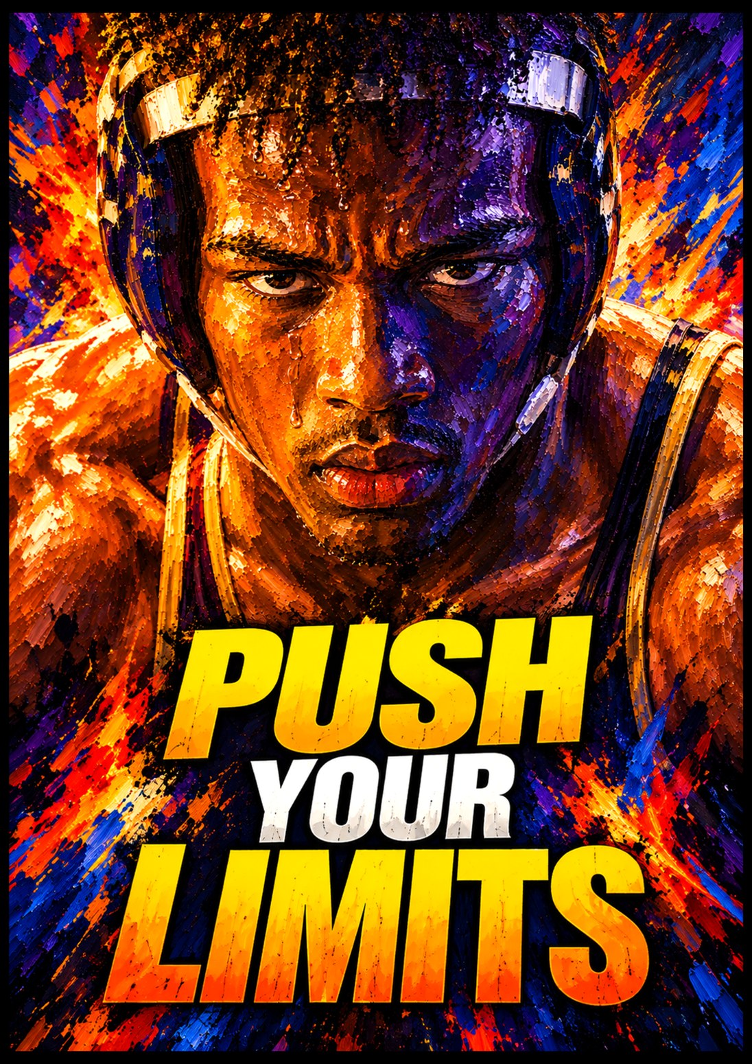 Push Your Limits — LRZ Wrestling Wall Art